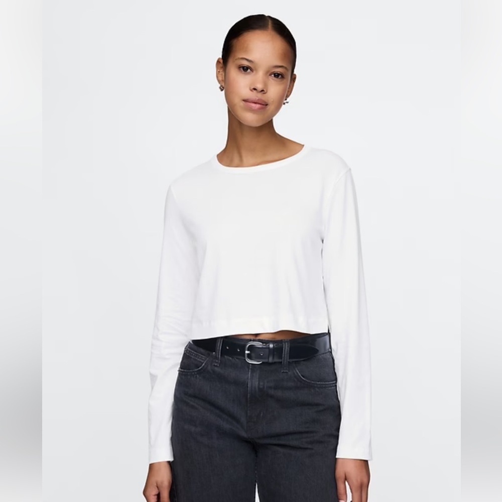 Gap Organic Cotton VintageSoft Crop T-Shirt